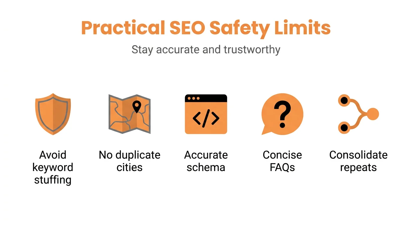 Practical SEO Safety Limits