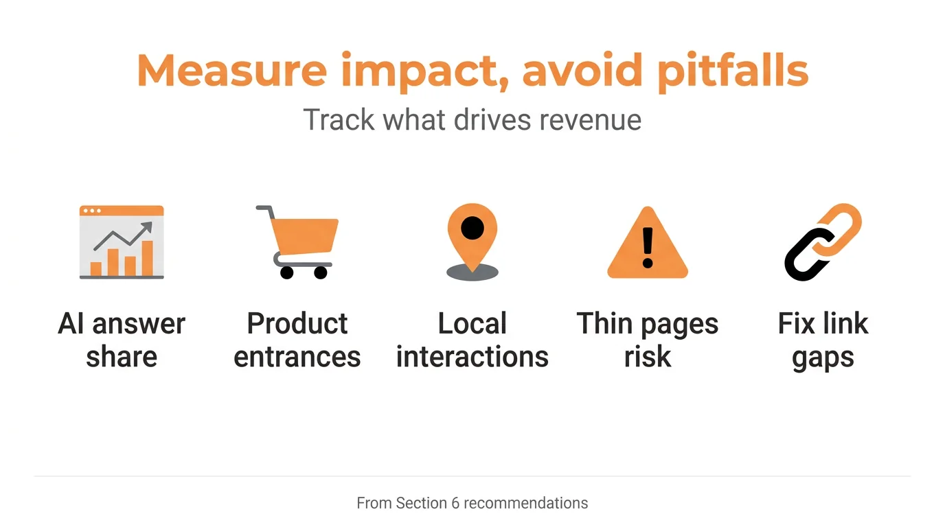 Measure impact, avoid pitfalls