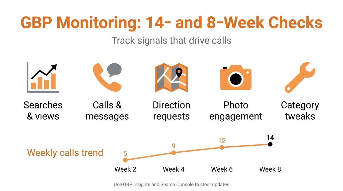 GBP Monitoring: 14- and 8-Week Checks