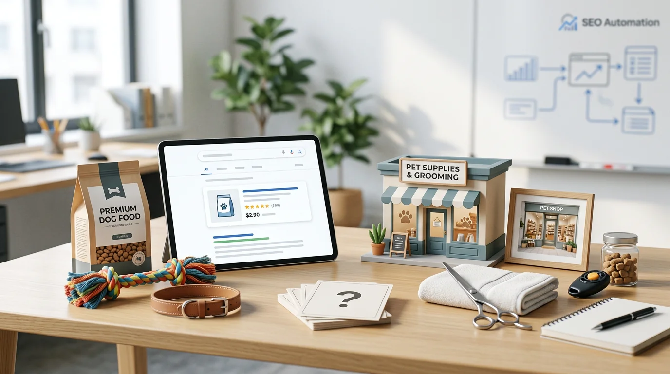 Schema for Pet Stores: Product, Local Business, Service, and FAQ Markup