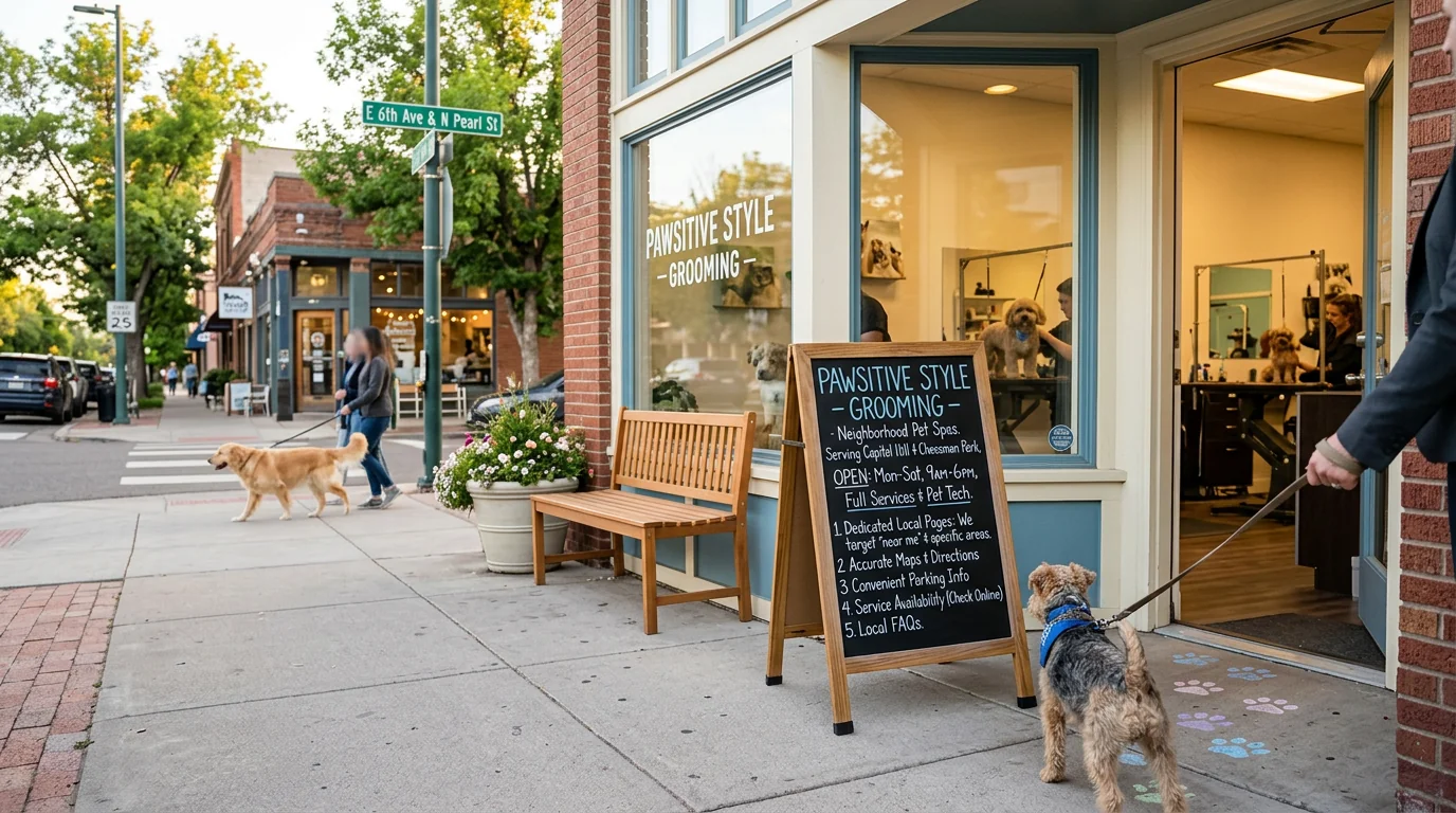 Local Landing Pages for Groomers: Win ‘Near Me’ and Neighborhood Searches